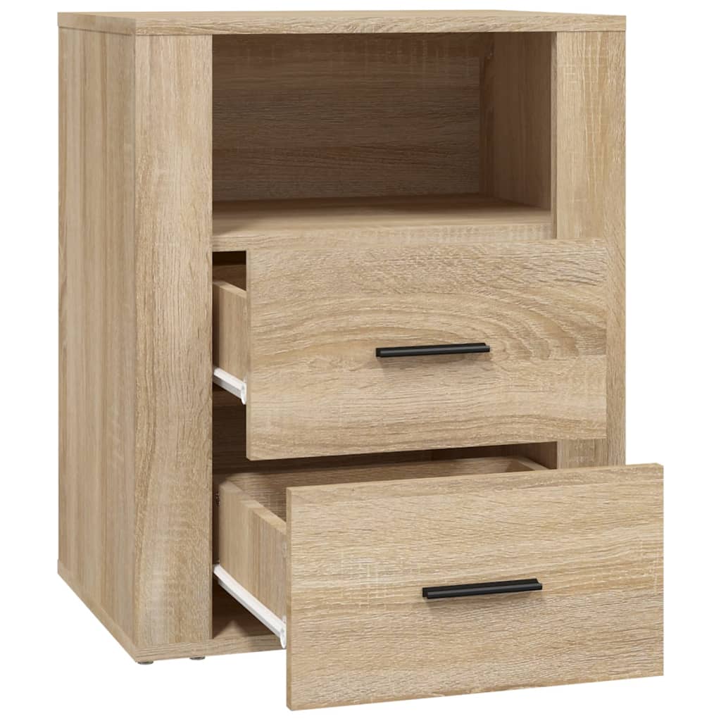Κομοδίνο Sonoma Δρυς 50x36x60 εκ. από Επεξεργασμένο Ξύλο - Pakobazaar