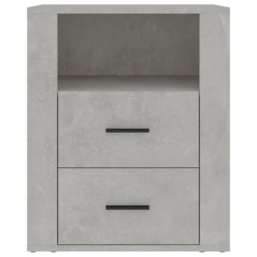 Κομοδίνο Γκρι Σκυρ. 50 x 36 x 60 εκ. από Επεξεργασμένο Ξύλο - Pakobazaar