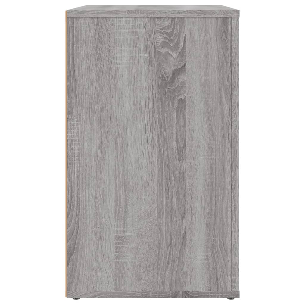 Κομοδίνο Γκρι Sonoma 50x36x60 εκ. από Επεξεργασμένο Ξύλο - Pakobazaar