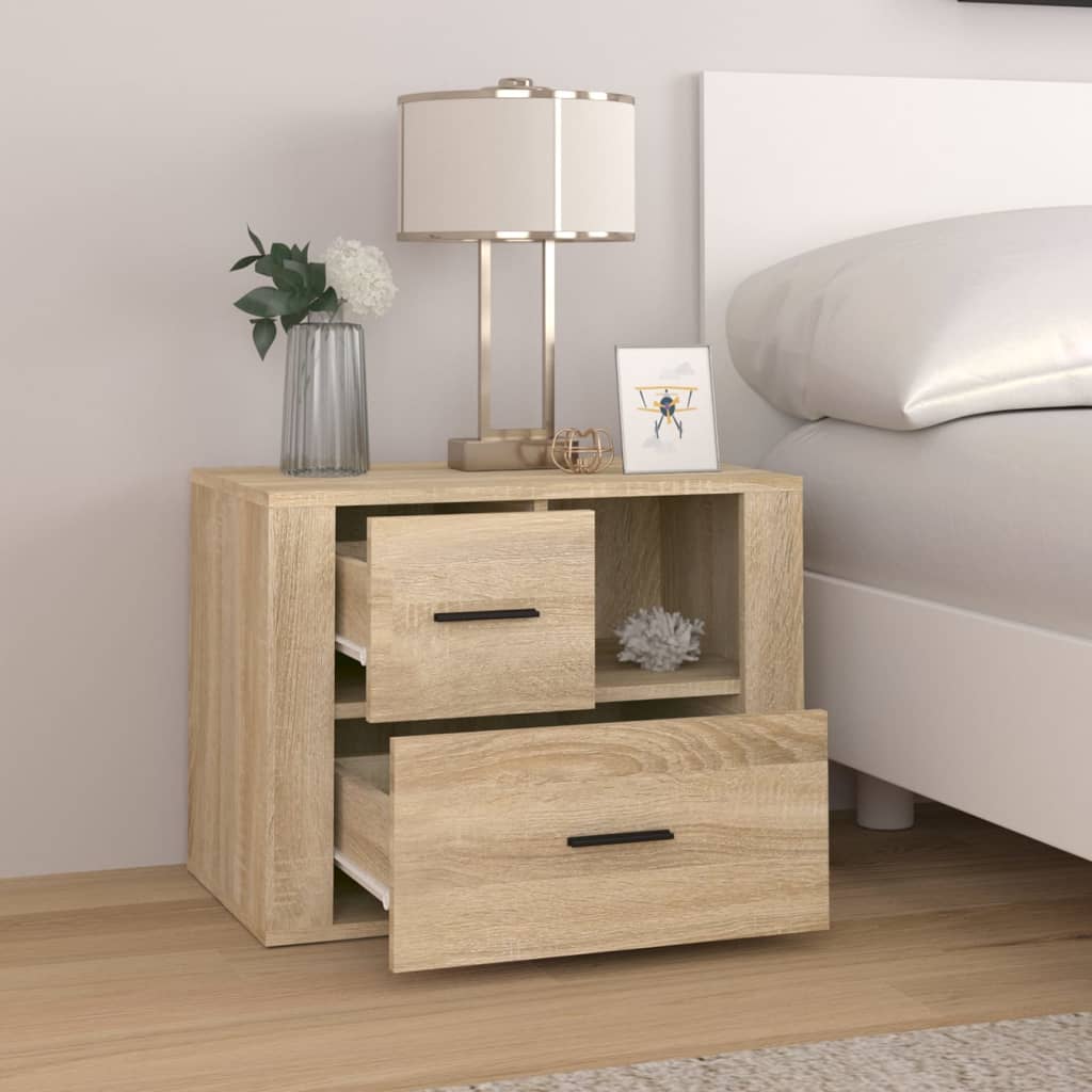 Κομοδίνο Sonoma Δρυς 60 x 36 x 45 εκ. από Επεξεργασμένο Ξύλο - Pakobazaar