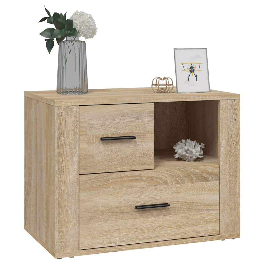 Κομοδίνο Sonoma Δρυς 60 x 36 x 45 εκ. από Επεξεργασμένο Ξύλο - Pakobazaar