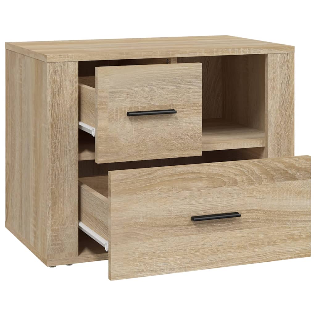 Κομοδίνο Sonoma Δρυς 60 x 36 x 45 εκ. από Επεξεργασμένο Ξύλο - Pakobazaar