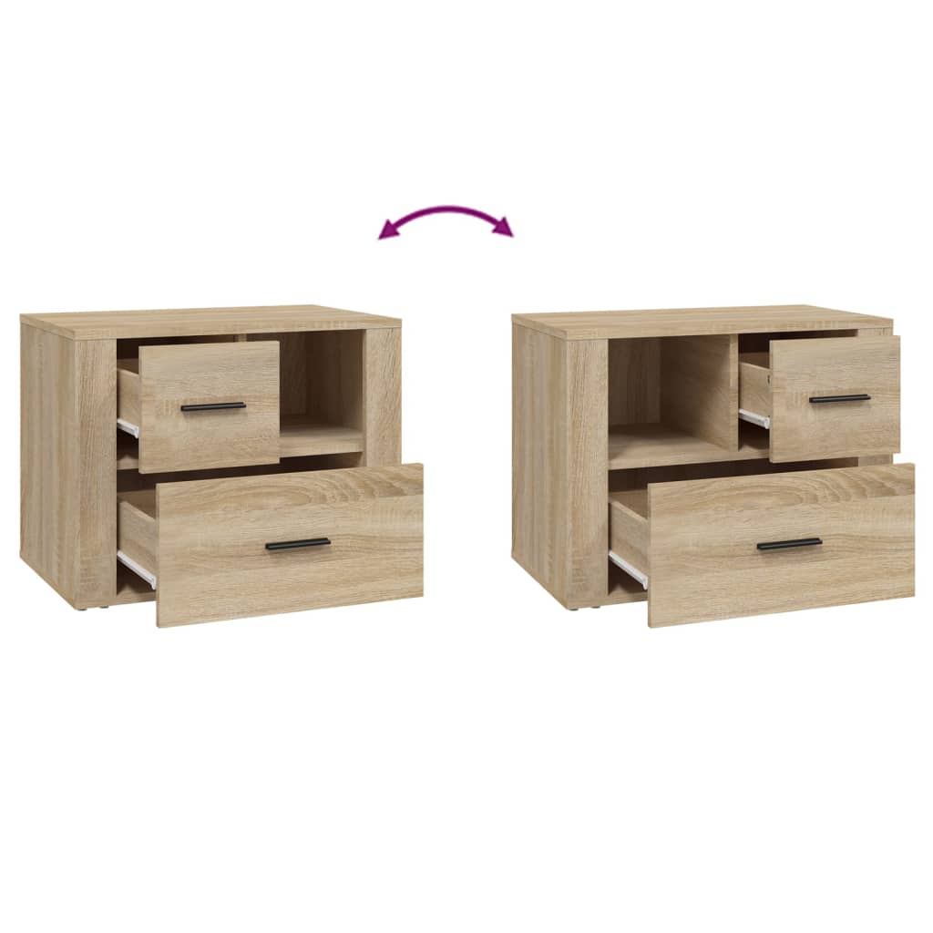 Κομοδίνο Sonoma Δρυς 60 x 36 x 45 εκ. από Επεξεργασμένο Ξύλο - Pakobazaar