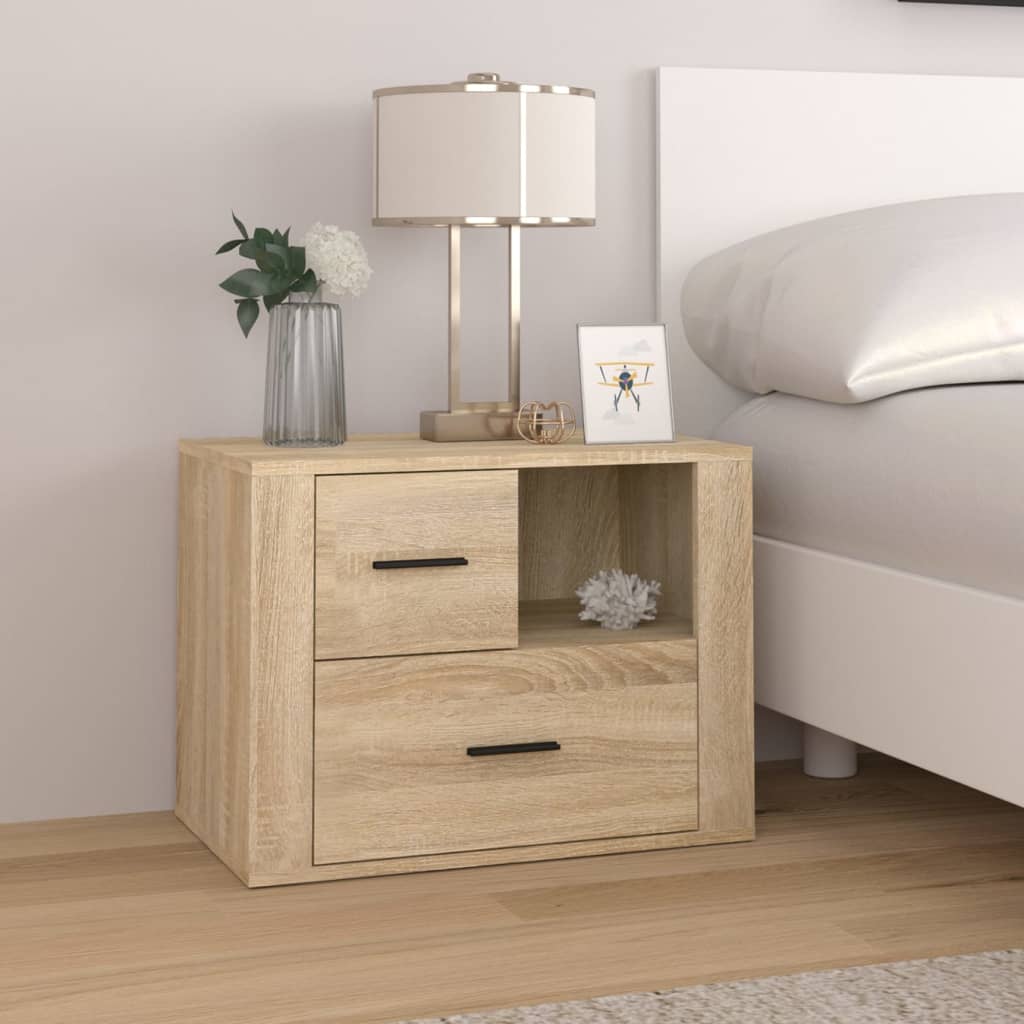 Κομοδίνο Sonoma Δρυς 60 x 36 x 45 εκ. από Επεξεργασμένο Ξύλο - Pakobazaar