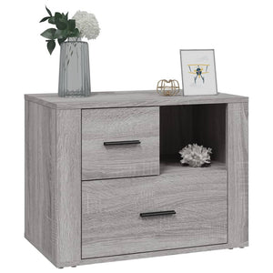 Κομοδίνο Γκρι Sonoma 60x36x45 εκ. από Επεξεργασμένο Ξύλο