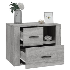 Κομοδίνο Γκρι Sonoma 60x36x45 εκ. από Επεξεργασμένο Ξύλο