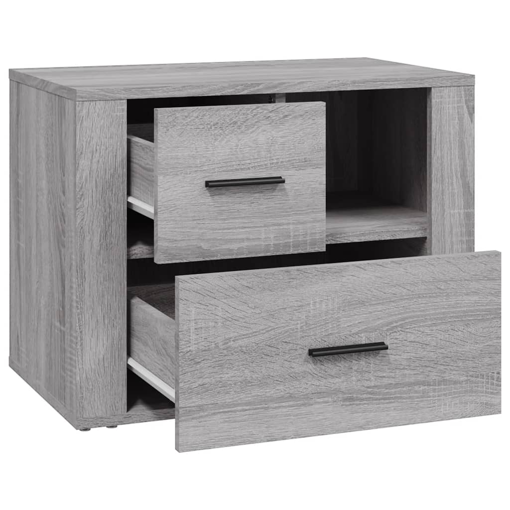 Κομοδίνο Γκρι Sonoma 60x36x45 εκ. από Επεξεργασμένο Ξύλο