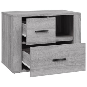 Κομοδίνο Γκρι Sonoma 60x36x45 εκ. από Επεξεργασμένο Ξύλο