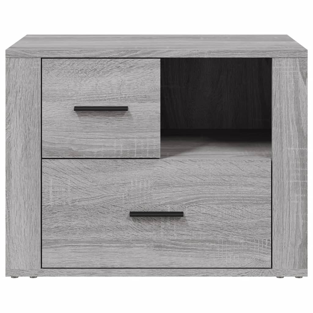 Κομοδίνο Γκρι Sonoma 60x36x45 εκ. από Επεξεργασμένο Ξύλο