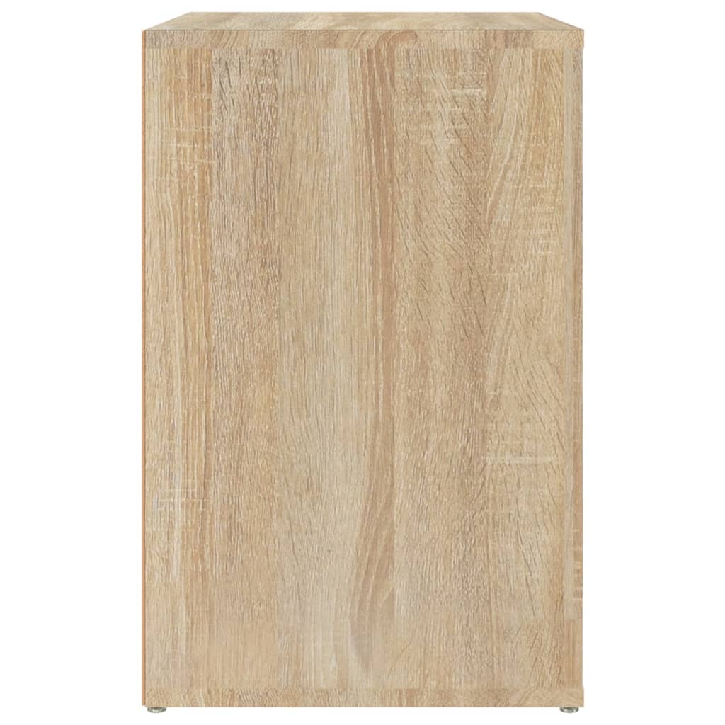 Παπουτσοθήκη Sonoma Δρυς 130x35x54 εκ. από Επεξεργασμένο Ξύλο