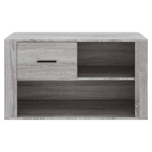 Παπουτσοθήκη Γκρι Sonoma 80x35x45 εκ. από Επεξεργασμένο Ξύλο