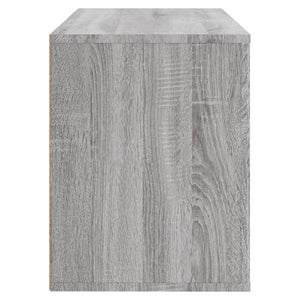 Παπουτσοθήκη Γκρι Sonoma 80x35x45 εκ. από Επεξεργασμένο Ξύλο