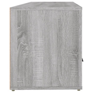 Έπιπλο Τηλεόρασης Γκρι Sonoma 100x35x40 εκ. από Επεξεργ. Ξύλο