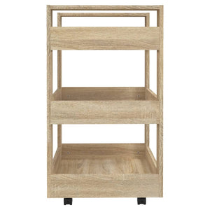 Τρόλεϊ Κουζίνας Sonoma δρυς 60x45x80 εκ. από Επεξεργασμένο Ξύλο