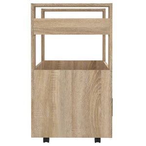 Τρόλεϊ Κουζίνας Sonoma δρυς 60x45x80 εκ. από Επεξεργασμένο Ξύλο
