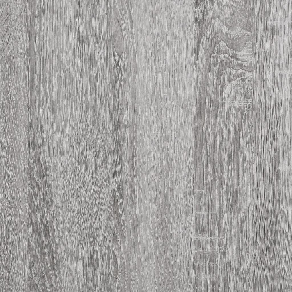 Τρόλεϊ Κουζίνας Sonoma Γκρι 60x45x80 εκ. από Επεξεργασμένο Ξύλο - Pakobazaar