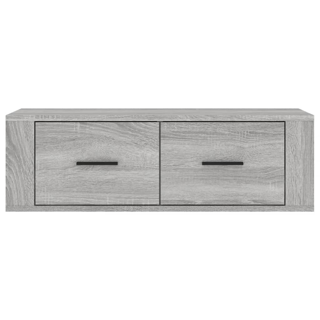 Έπιπλο Τηλεόρασης Κρεμαστό Γκρι Sonoma 80x36x25 εκ. Επεξ. Ξύλο