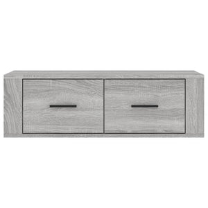 Έπιπλο Τηλεόρασης Κρεμαστό Γκρι Sonoma 80x36x25 εκ. Επεξ. Ξύλο