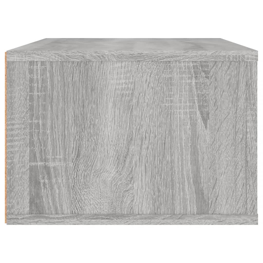 Έπιπλο Τηλεόρασης Κρεμαστό Γκρι Sonoma 80x36x25 εκ. Επεξ. Ξύλο