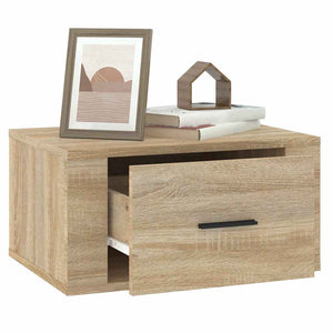 Κομοδίνα Επιτοίχιο Sonoma Δρυς 50x36x25 εκ. - Pakobazaar