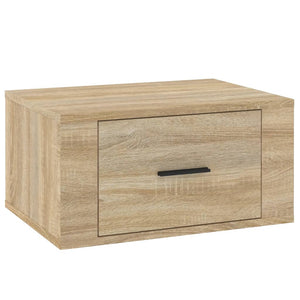 Κομοδίνα Επιτοίχια 2 τεμ. Sonoma Δρυς 50x36x25 εκ. - Pakobazaar