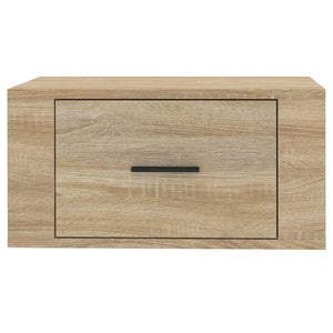 Κομοδίνα Επιτοίχια 2 τεμ. Sonoma Δρυς 50x36x25 εκ. - Pakobazaar