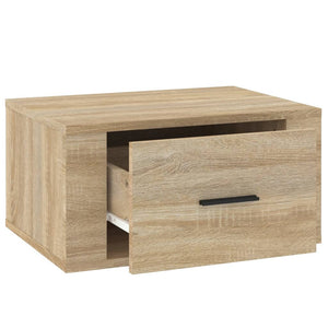 Κομοδίνα Επιτοίχια 2 τεμ. Sonoma Δρυς 50x36x25 εκ. - Pakobazaar