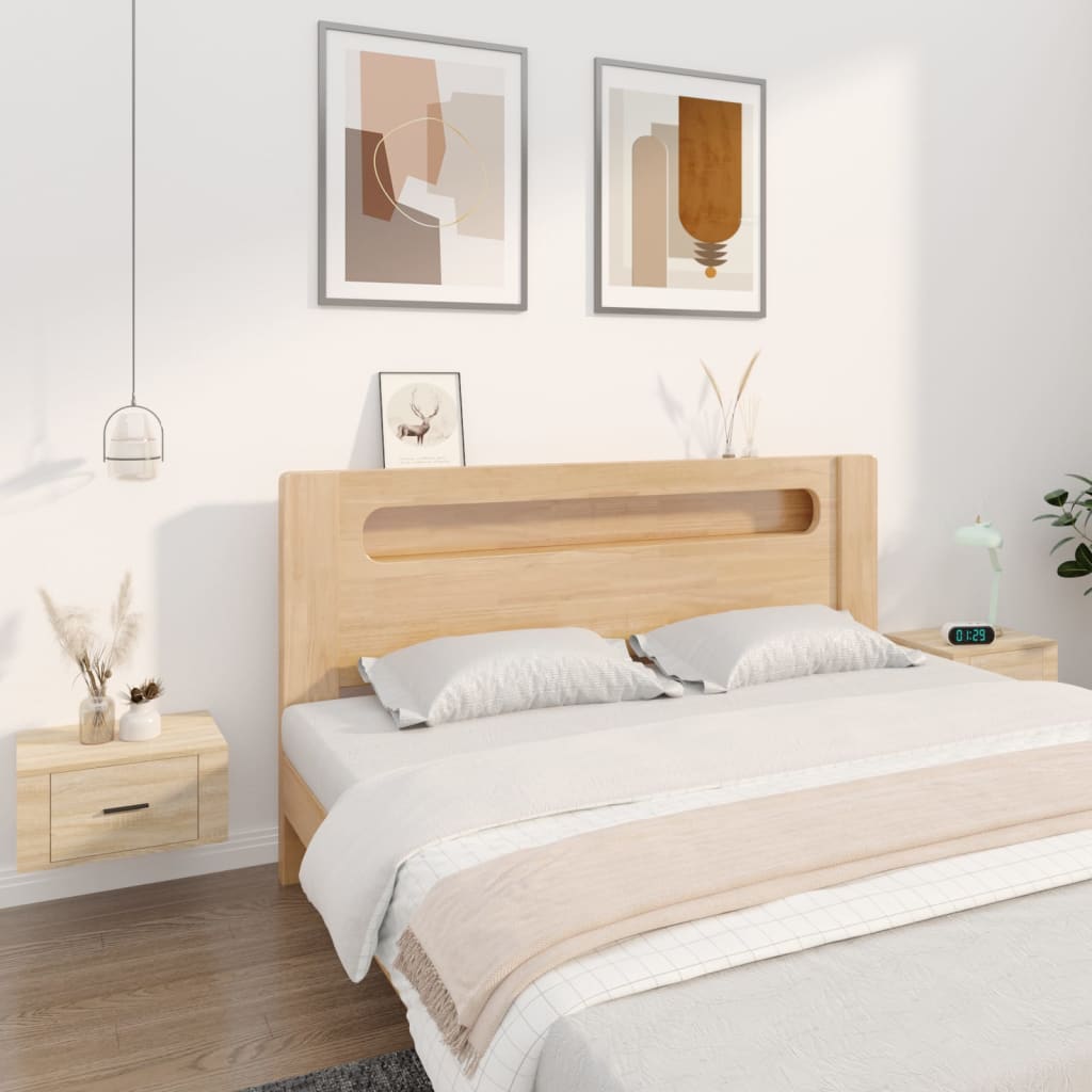 Κομοδίνα Επιτοίχια 2 τεμ. Sonoma Δρυς 50x36x25 εκ. - Pakobazaar