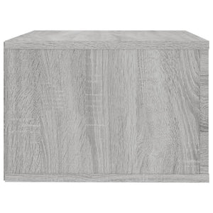 Κομοδίνα Επιτοίχια Γκρι Sonoma 50x36x25 εκ.