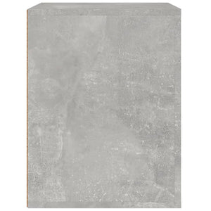 Κομοδίνο Επιτοίχιο Γκρι Σκυροδέματος 50x36x47 εκ.