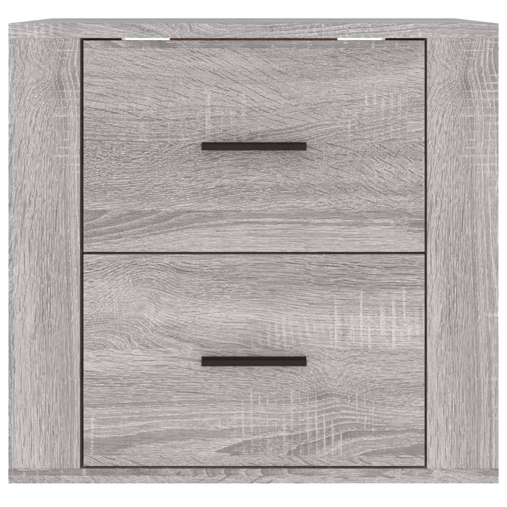 Κομοδίνα Επιτοίχια Γκρι Sonoma 50x36x47 εκ. - Pakobazaar