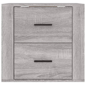 Κομοδίνα Επιτοίχια Γκρι Sonoma 50x36x47 εκ. - Pakobazaar
