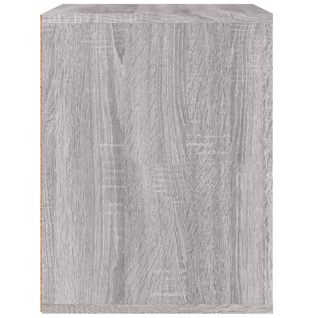 Κομοδίνα Επιτοίχια Γκρι Sonoma 50x36x47 εκ. - Pakobazaar