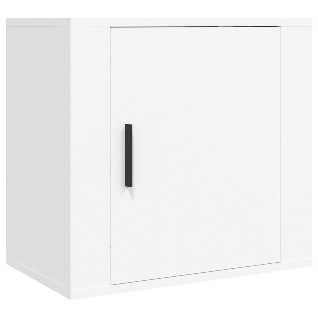 Κομοδίνο Επιτοίχιο Λευκό 50 x 30 x 47 εκ.