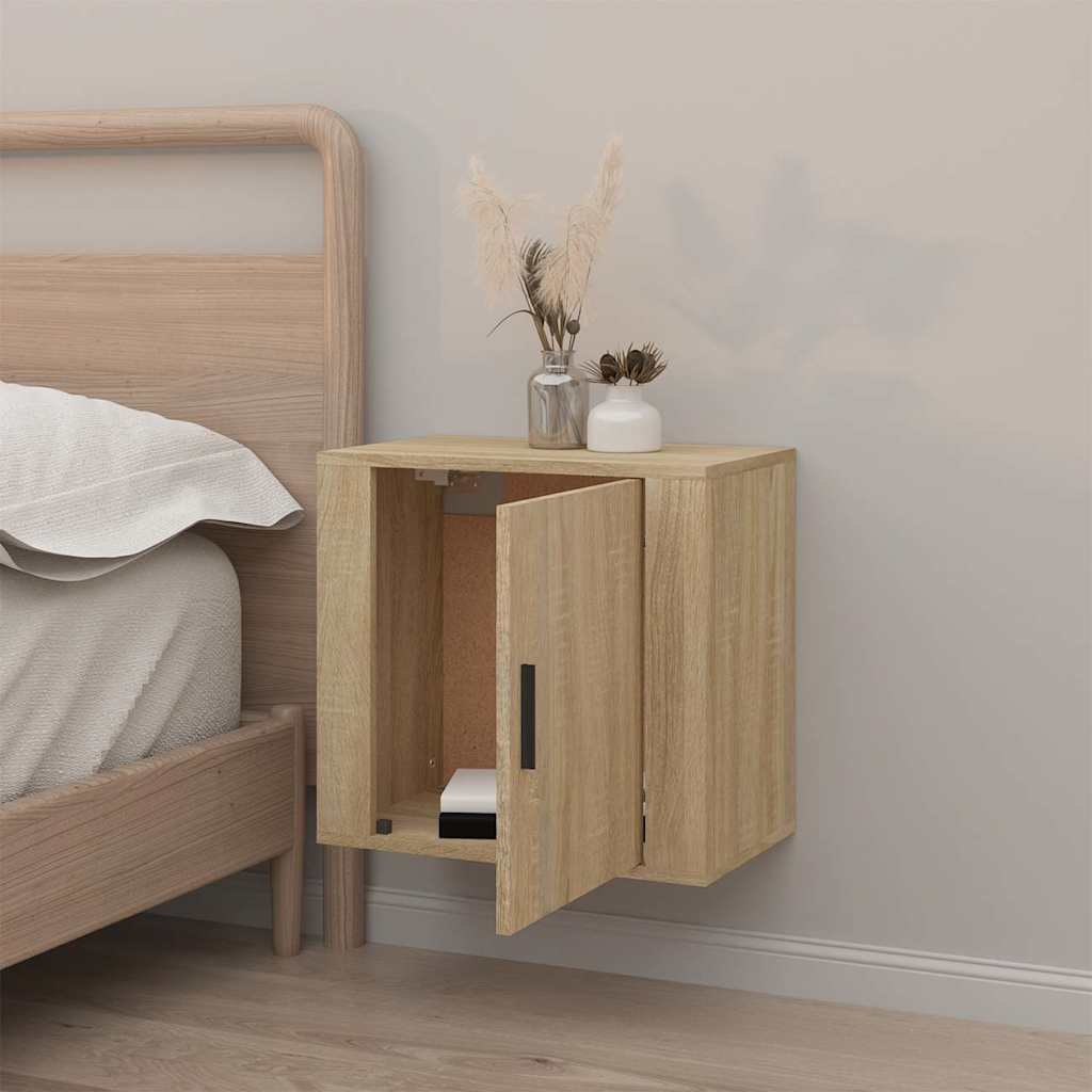 Κομοδίνα Επιτοίχιο Sonoma Δρυς 50x30x47 εκ. - Pakobazaar