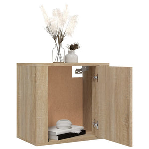 Κομοδίνα Επιτοίχια 2 τεμ. Sonoma Δρυς 50x30x47 εκ. - Pakobazaar