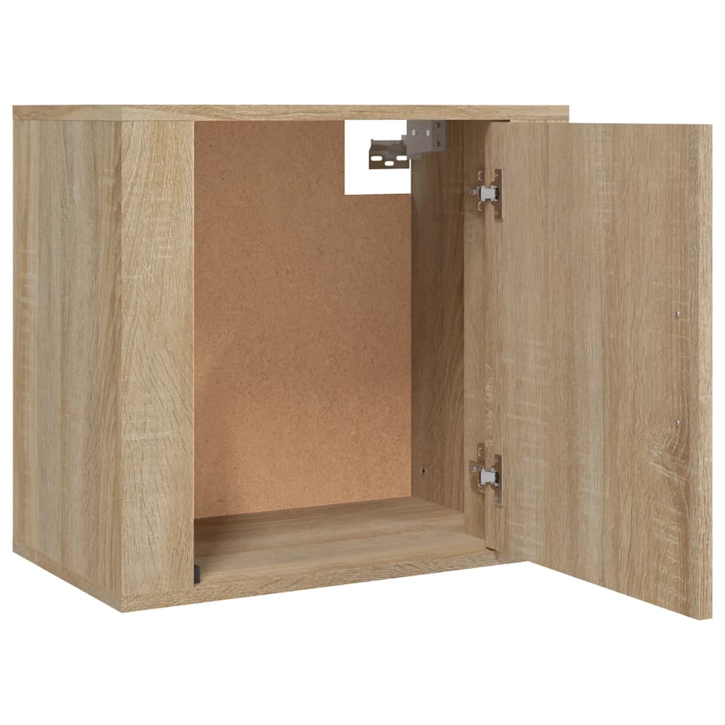 Κομοδίνα Επιτοίχια 2 τεμ. Sonoma Δρυς 50x30x47 εκ. - Pakobazaar