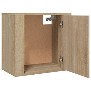 Κομοδίνα Επιτοίχια 2 τεμ. Sonoma Δρυς 50x30x47 εκ. - Pakobazaar