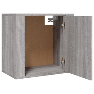 Κομοδίνα Επιτοίχια Γκρι Sonoma 50x30x47 εκ.