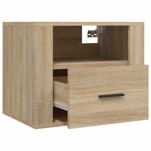 Κομοδίνα Επιτοίχιο Sonoma Δρυς 50x36x40 εκ.
