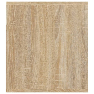 Κομοδίνα Επιτοίχια 2 τεμ. Sonoma Δρυς 50x36x40 εκ.