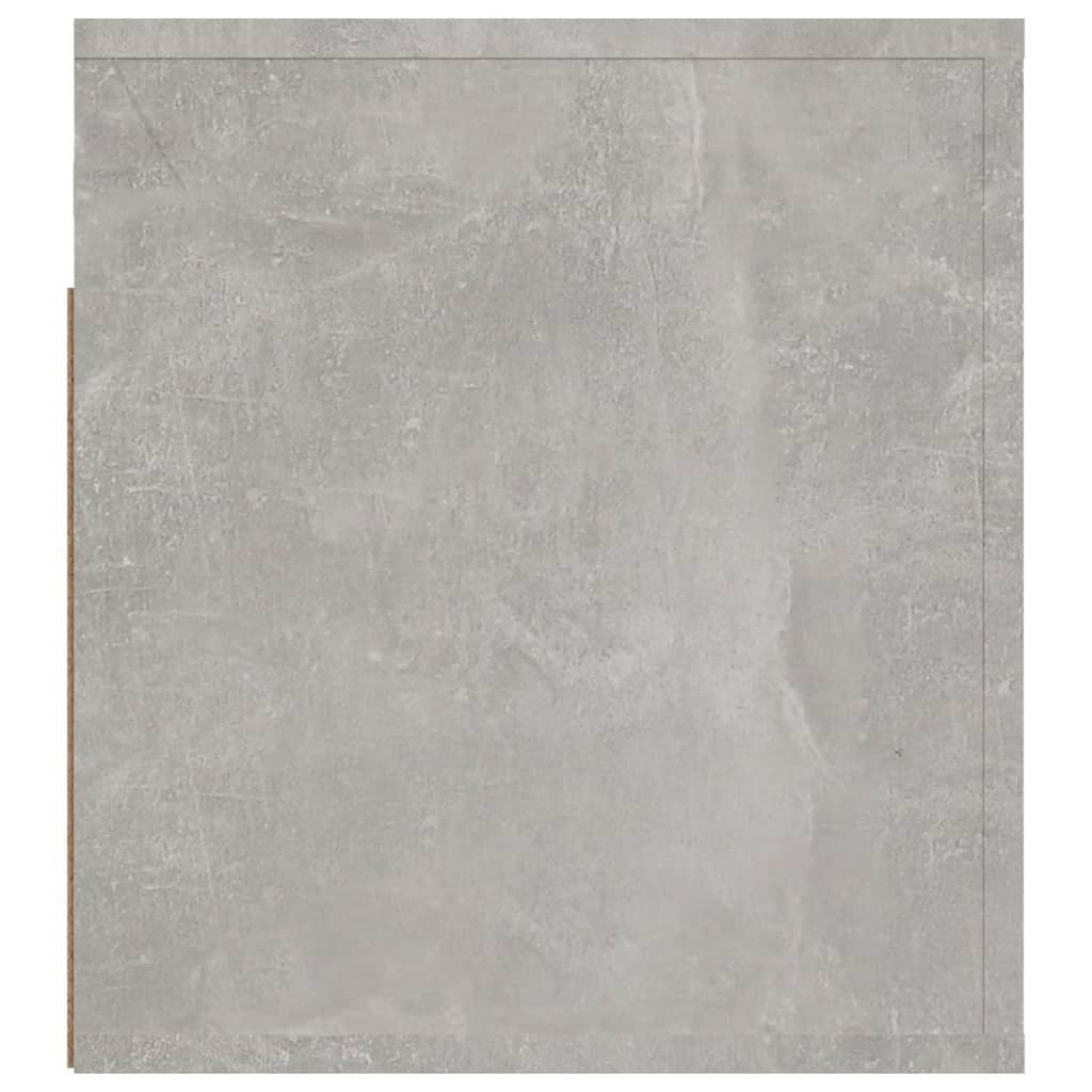 Κομοδίνο Επιτοίχιο Γκρι Σκυροδέματος 50x36x40 εκ.