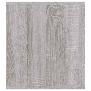 Κομοδίνα Επιτοίχια Γκρι Sonoma 50x36x40 εκ.