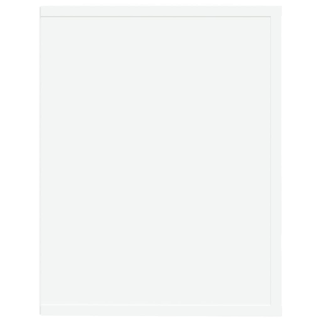 Παπουτσοθήκη Λευκή 75x35x45 εκ. από Επεξεργασμένο Ξύλο