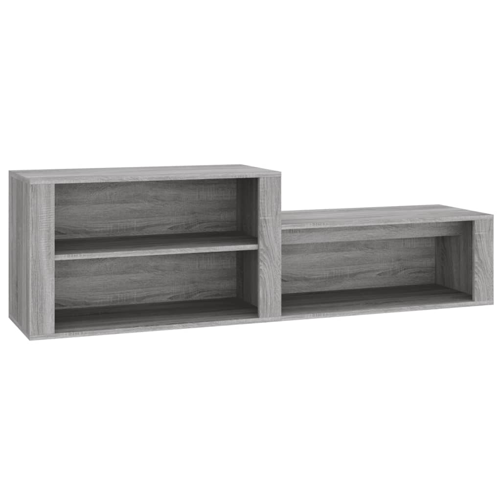 Παπουτσοθήκη Γκρι Sonoma 150x35x45 εκ. από Επεξεργασμένο Ξύλο