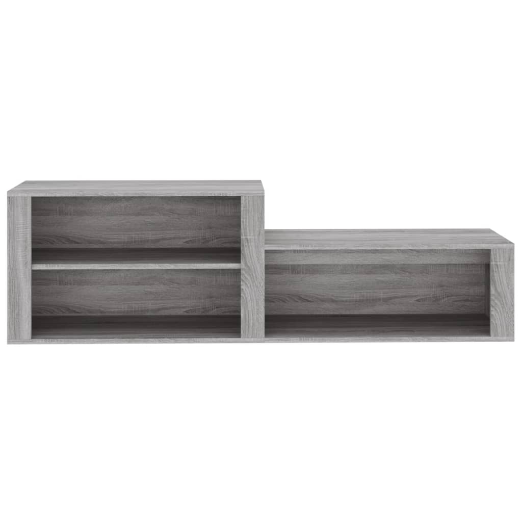 Παπουτσοθήκη Γκρι Sonoma 150x35x45 εκ. από Επεξεργασμένο Ξύλο