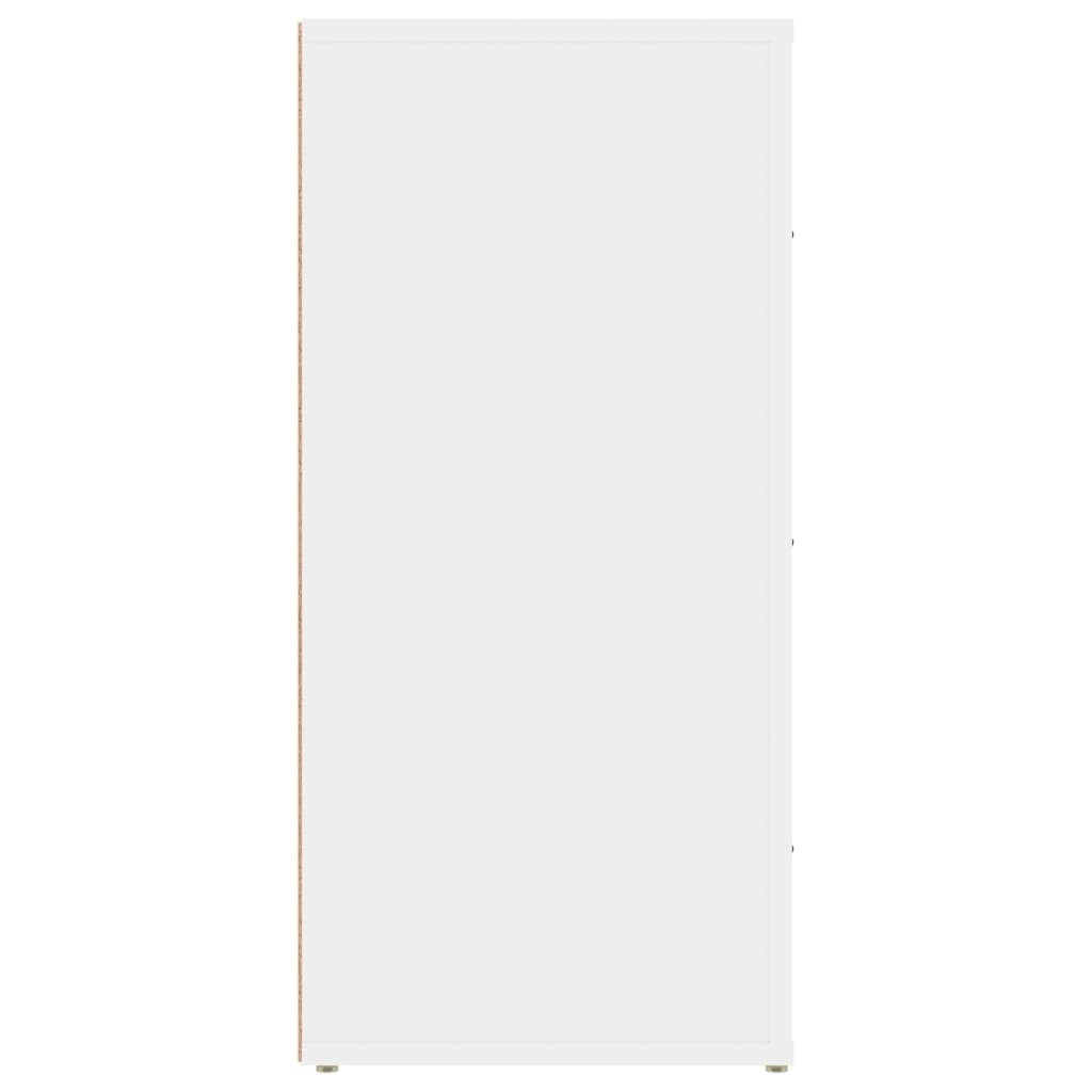 Συρταριέρα Λευκή 40 x 33 x 70 εκ. από Επεξεργασμένο Ξύλο - Pakobazaar