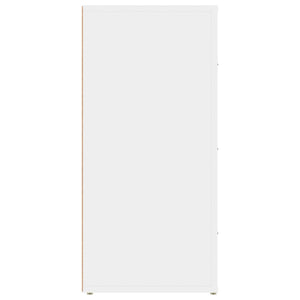 Συρταριέρα Λευκή 40 x 33 x 70 εκ. από Επεξεργασμένο Ξύλο - Pakobazaar