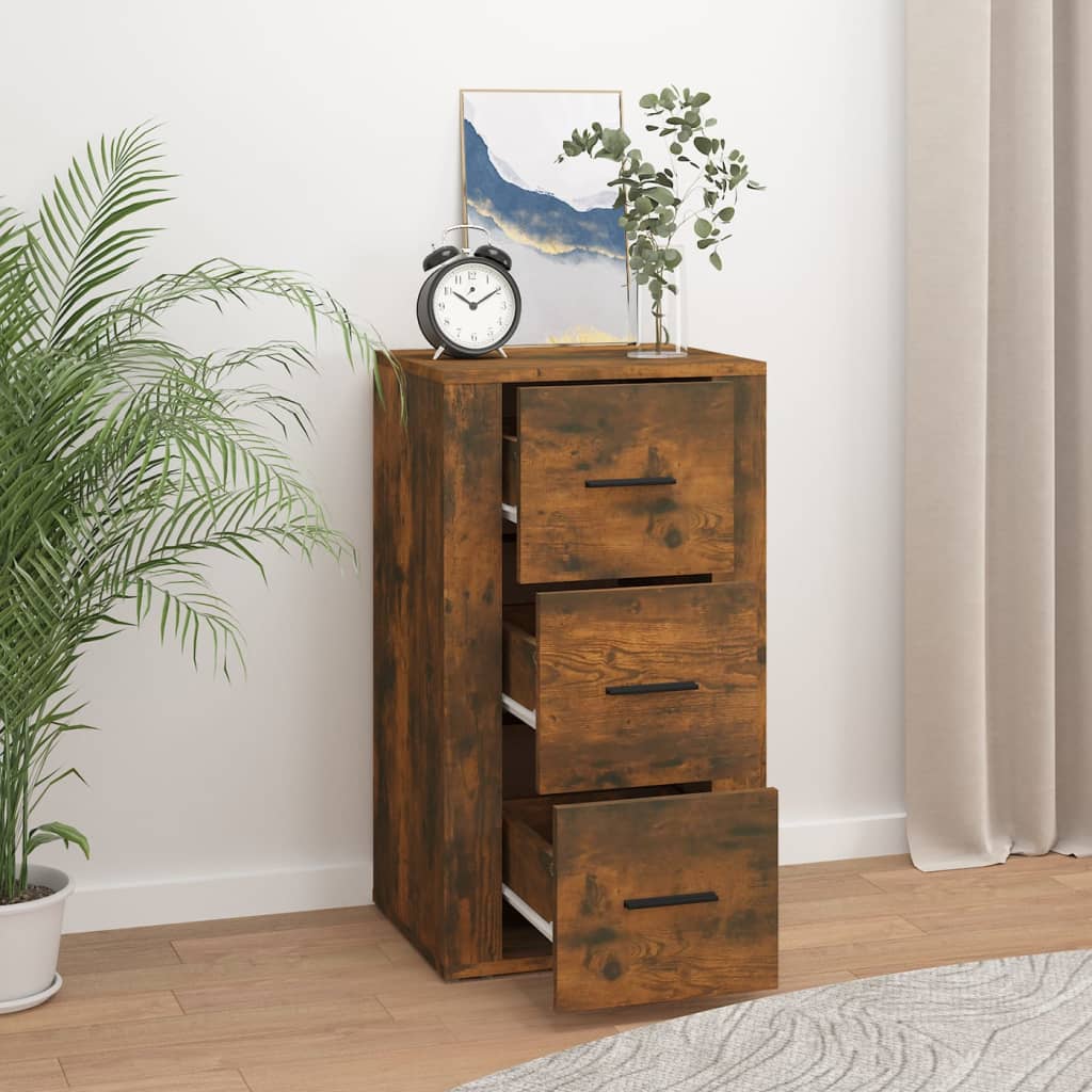 Ντουλάπι Καπνιστή Δρυς 40 x 33 x 70 εκ. από Επεξεργασμένο Ξύλο - Pakobazaar