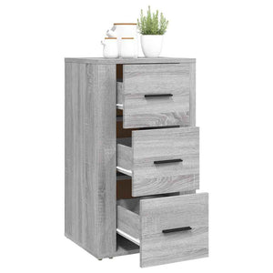 Ντουλάπι Γκρι Sonoma 40 x 33 x 70 εκ. από Επεξεργασμένο Ξύλο